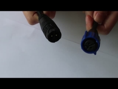 Schnellanschluss A16 Selbstverriegelung Schnellkarte 3-Pin LED-Beleuchtung Wasserdichte Verbindung