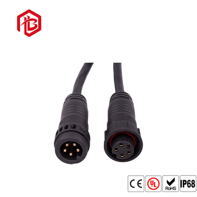 IP68 M19 Nylon Encapsulated Male And Female Outdoor Waterproof Cable Connector