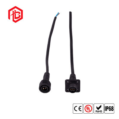 M15 FLANGED POWER WATERPROOF PLUG Male/Female Copper Contact IP68 Rated
