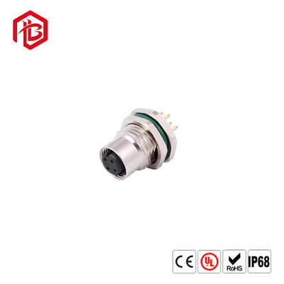 Besorgen Verbindungsstück-verlegte wasserdichte männlich-weibliche Stecker-Schraube des Sensor-M12 Koppelung 4 Pin 5 8 eine Art Sensor-Verbindungsstücke online manufacture