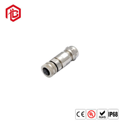 Besorgen Des Luftfahrtkabels M12 wasserdichten D Codes IP67 männlicher Stift des Verbindungsstücks 4 online manufacture