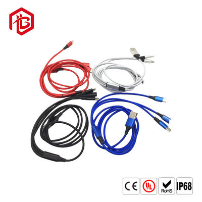 Besorgen Der Ladegerät-Kabel-hohen Qualität Bett 1m 2m 3m LED schnelles aufladendes Nylonmikro-USB Kabel Androids USB 2,0 online manufacture