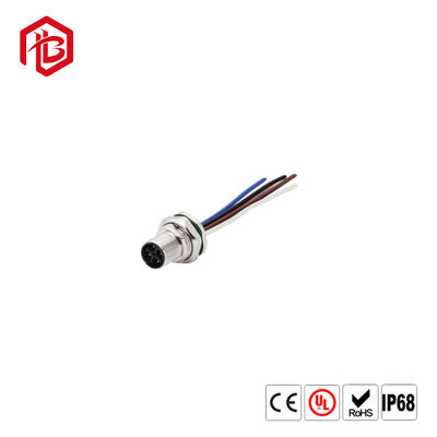 Besorgen Des PWB-M12 Pin Female M12 Platten-Berg-Rundsteckverbinder-5 Einschraubgewinde PWBs Front Mounting Connector Socket PG9 online manufacture