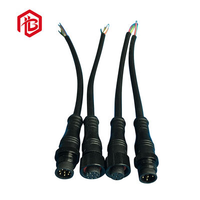 Besorgen Nuss-Rundschreiben 2 des Metall4pin verkabelt selbstbewegendes elektrisches M12 3 5 6 7 8pin wasserdichtes Verbindungsstück online manufacture