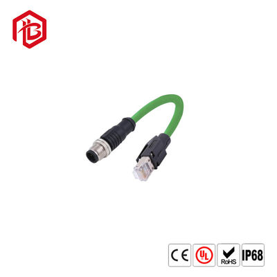 Besorgen IP67/68 wasserdichtes Kabel-Verbindungsstück A/B/D des Rundsteckverbinder-M12, das Stecker 3-17pin kodiert online manufacture