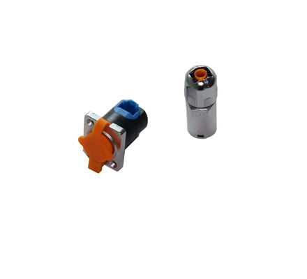 Besorgen Wasserdichter Bananenstecker-Sockel 12V multi Pin Metal Male Push Pull Verbindungsstück-RJ45 M12 online manufacture