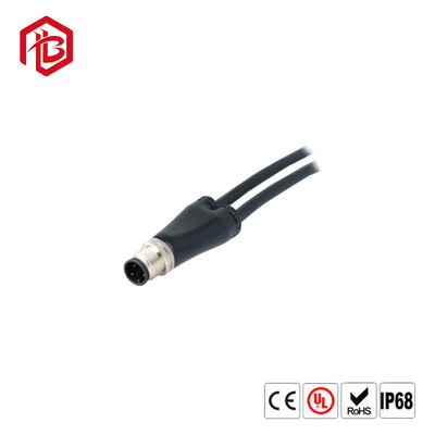 Besorgen Code-weibliche Flansch-Art Verbindungsstück 5 Pin Front Side Fastening Wires Connector M12 A online manufacture