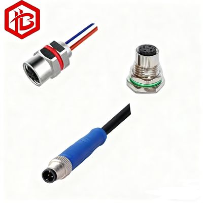 Besorgen OEM ODM M5 4 Pin Female Connector Waterproof Circular Connector Cable M5 Connector online manufacture