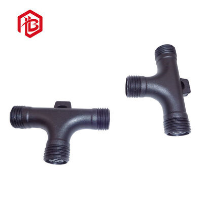 Besorgen Spiralzähne T-Typ 2-4-Pin Kupferkontakt Wasserdichtes Steckverbinder für PCB-FPC-Solarstromsysteme Männlich/Weiblich Kabelanschluss online manufacture