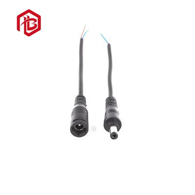 Besorgen 5.5x2.1mm Schwarzes Kabel Drahtanschluss 3528 5050 LED Streifenlicht 2A DC Stecker 12V 2P Männlich Weiblich Kupfer ABS Nylon Gehäuse online manufacture