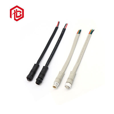 Besorgen M12 Flachstecker IP67 Wasserdichte Rundsteckverbinder 5A Kupfer FPC HF Solarstromanlage 3P online manufacture