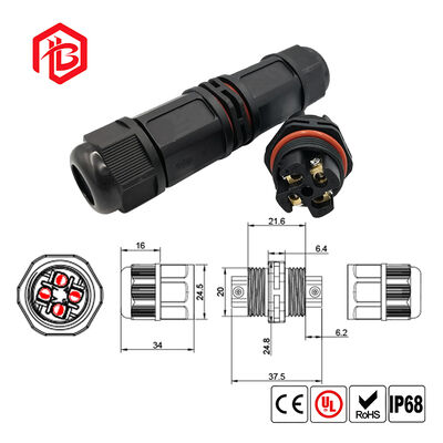 Besorgen BETT L20 L-Typ Wasserdichtes Kupfer-Kopfer-Konnektor (IP68) für UHF/RF-Anwendungen in Luft- und Raumfahrt- und Solarenergiesystemen online manufacture