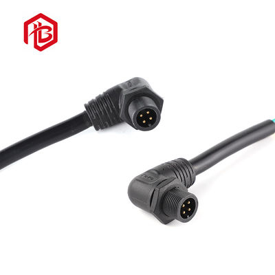 Besorgen Rechtwinkliges wasserdichtes Kabel-Verbindungsstück M14 IP67 2 bis Pin 4 für Fahrer-Energie online manufacture