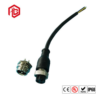 Besorgen Schwarzes 5 wasserdichter Stecker und -sockel Pin IP68 Metall online manufacture