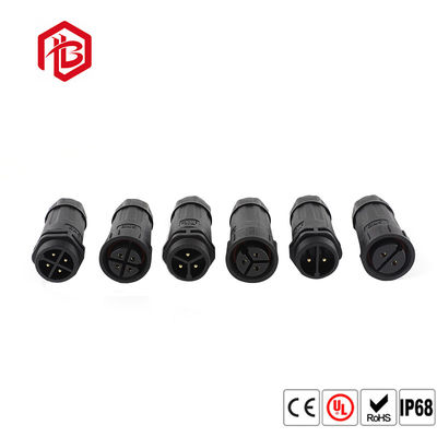 Besorgen Schwarzes Nylon/PVC 3 wasserdichtes männlich-weibliches Verbindungsstück Pin online manufacture