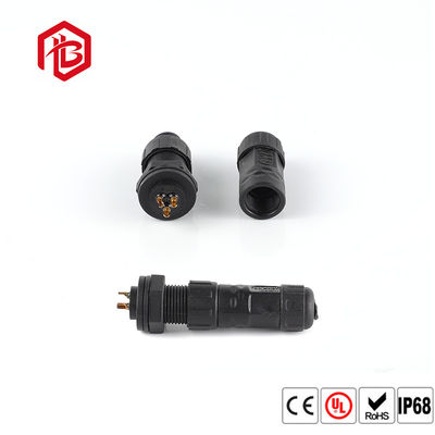 Besorgen Front Panel Mounted Metal PVC 4 Pin Waterproof Connector online manufacture