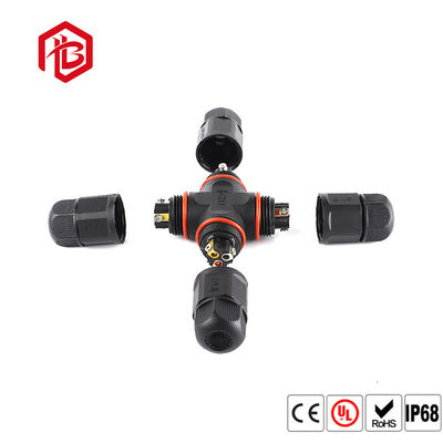 Besorgen Solderless schrauben 3 Pin 4 Pin PA66 wasserdichte DC-Verbindungsstücke online manufacture