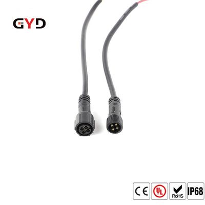 Besorgen GYD M10 führte wasserdichtes schwarzes elektrisches Verbindungsstück PVCs Beleuchtung im Freien Ip67 online manufacture