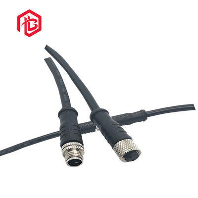 Besorgen Schwarze PVCs wasserdichte Art des Daten-Verbindungsstück-IP68 des Metallm8 - 2 3 4 Pin Self Locking online manufacture