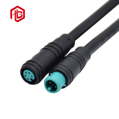 Custom M8 Waterproof Connector LED Light Signal Transmission Solar Panel Male and Female Plug