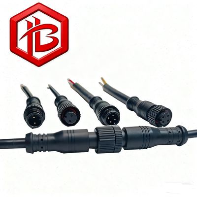 M8 M10 M12 M14 M16 M18 Male and Female Connector 2 3 4 5 6 7 8 10 Pin Circular LED Outdoor Lighting Waterproof Cable Connector