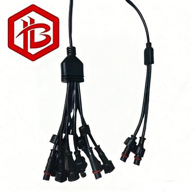 M17 Cable Waterproof RGBW LED Rock Light Splitter & Connector Extension Wire for Automotive Aerospace RF PCB Applications