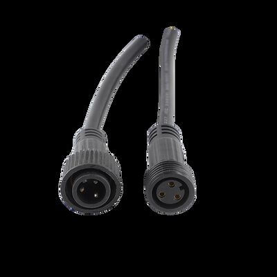 M23 IP68 Waterproof Copper Contact LED Microwave 4-Pin Male/Female Plug for PCB and Solar Power System Panel Mount Applications