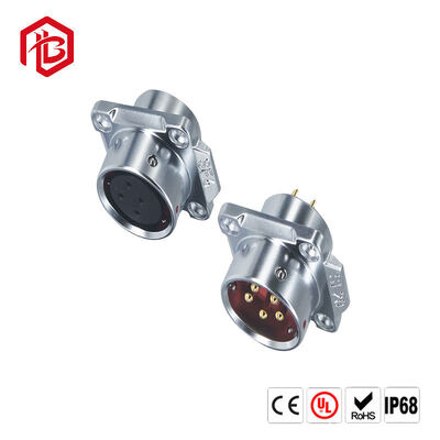 Bett SF Series IP68 Waterproof UHF RF Power Cable Connector 2-5Pin Quick-Insertion Metal Aviation Plug Socket Male/Female PCB