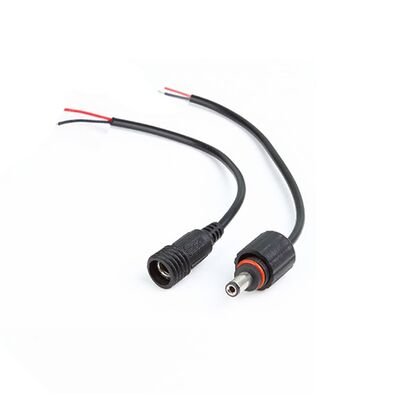 Wholesale DC 5521 Power Extension Cable 2 Core Power Jack Wire 5.5x2.1mm Male/Female Plug RF FPC Copper Aerospace PCB Nylon