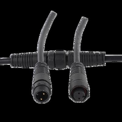 2Pin M12 IP68 Waterproof Copper Nylon Housing Male Female Plug 2-6 Pin Electric LED Connector for Solar PCB/FPC/RF/Microwave/UHF