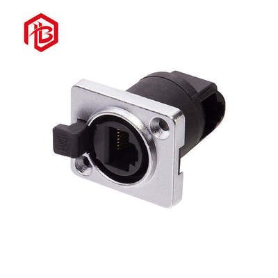 IP67/IP68 Aerospace Grade Outdoor Waterproof Copper Contact Ethercon 3PIN RJ45 Connector for Automotive & Aerospace Applications