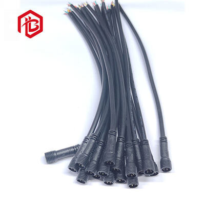 Shenzhen Bett Electronic M10 Connector 2-Pin Faucet LED Outdoor Lamp Waterproof Power Cord Male Female Plug Aerospace UHF RF PCB