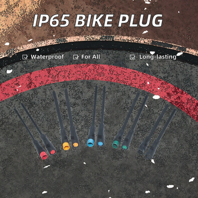 High Quality IP65 Waterproof 4P 6-core M6/M7/M8 Copper Contact ABS Cable Connector Plug for Male Female Electric Bike Connectors