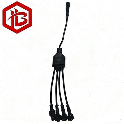 M11 PVC Plug UHF PCB Male Female Multi-Pin Circular LED Outdoor Lighting Waterproof Cable Connector