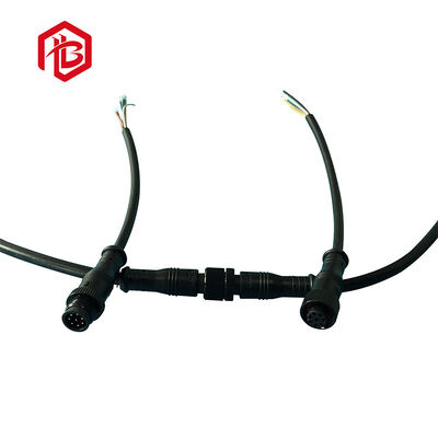 M12 socket 4 pin Gold-plated brass ensure reliable performance Industrial Circular Connector  