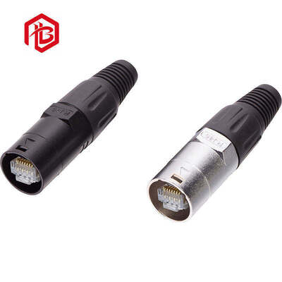 IP67/IP68 Waterproof RJ45 Connector with Copper Contact for Aerospace and Wire Connections