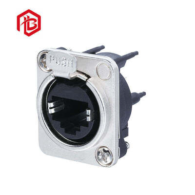 IP67/IP68 Waterproof RJ45 Connector with Copper Contact for Aerospace and Wire Connections