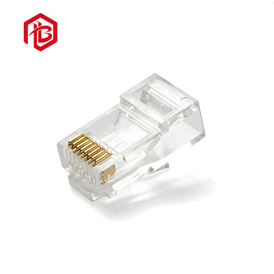 High Performance IP67/IP68 Rated 120V 1-50A Copper Contact RJ45 Shielded Pass-Through Ethernet Connector