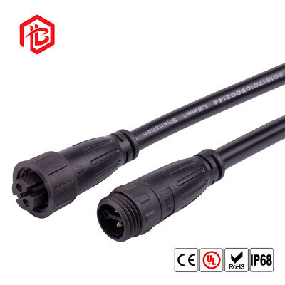 M16 Waterproof IP68 Copper Contact Male/Female Connector with Cable