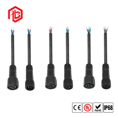 M10 PVC Male/Female Copper Contact Waterproof Plug for Aerospace and Solar Power Systems