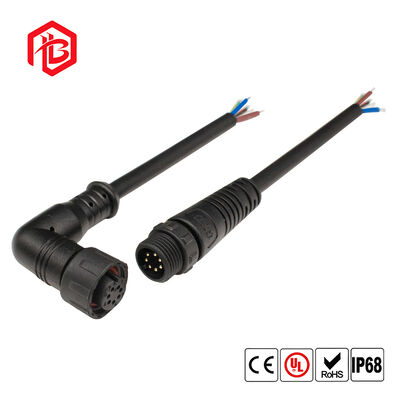 M12 straight elbow connector