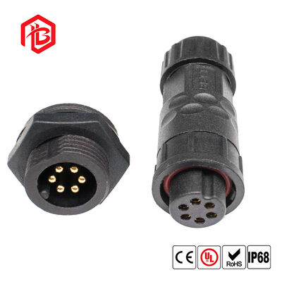 Front-panel K19 IP68 Waterproof Plug 30A 60V for Solar Lithium Batteries Power Systems