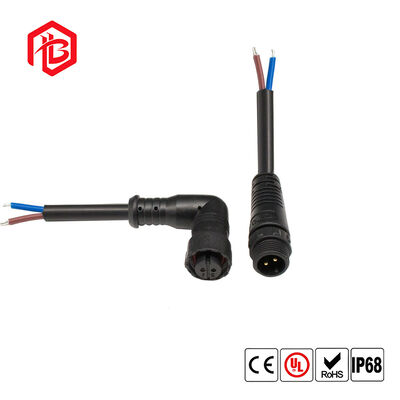 M12RIGHT-ANGLED ELBOW Waterproof Connector Male/Female Copper 6A for Aerospace Microwave Applications
