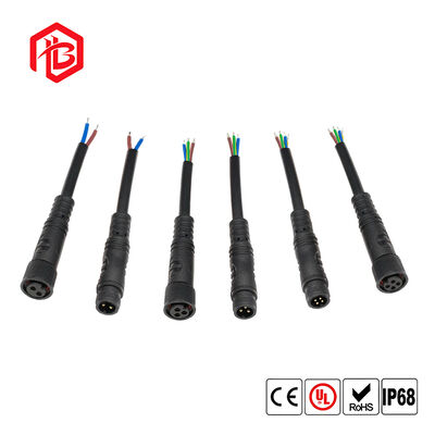 M10 PVC Male/Female Waterproof Plug with Copper Contact for Aerospace RF Applications