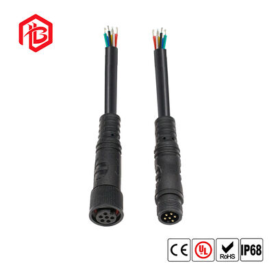 M10 PVC Male/Female Waterproof Plug with Copper Contact for Aerospace RF Applications