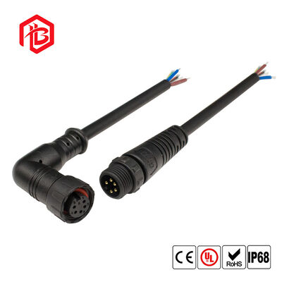 M12 Multi-Core Elbow Waterproof Connector Aviation Energy Storage Plug Connection Line