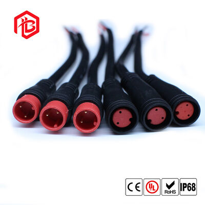 Custom M8 Waterproof Connector LED Light Signal Transmission Solar Panel Male and Female Plug