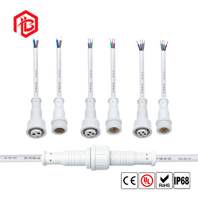 M11 Plugs IP65 Factory Price Male Female Black NylonAerospace UHF PCB Copper Contact 16A 500V Waterproof LED Lamp Connectors