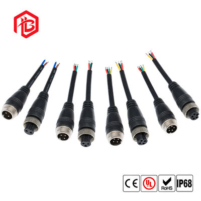 GX12 Aerospace Power Plug Male/Female 4Pin 2A/6A Rated Copper Contact Nylon Housing Waterproof IP65 for LED and PCB Applications