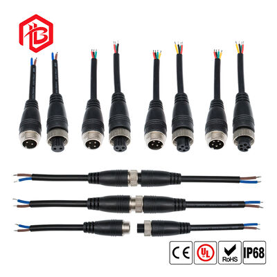 GX12 Aerospace Power Plug 4Pin 2A/6A Rated Copper Contact Nylon Housing Waterproof IP65 for LED PCB Microwave Applications